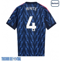 Echipament fotbal Arsenal Ben White #4 Tricou Deplasare 2025-26 maneca scurta