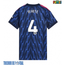 Echipament fotbal Arsenal Ben White #4 Tricou Deplasare 2025-26 pentru femei maneca scurta