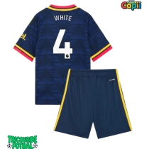 Echipament fotbal Arsenal Ben White #4 Tricou Deplasare 2026-27 pentru copii maneca scurta (+ Pantaloni scurti)