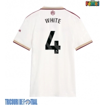 Echipament fotbal Arsenal Ben White #4 Tricou Treilea 2025-26 pentru femei maneca scurta