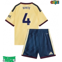 Echipament fotbal Arsenal Ben White #4 Tricou Treilea 2026-27 pentru copii maneca scurta (+ Pantaloni scurti)