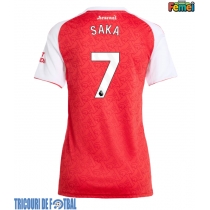 Echipament fotbal Arsenal Bukayo Saka #7 Tricou Acasa 2025-26 pentru femei maneca scurta