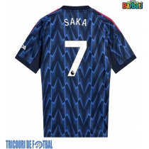 Echipament fotbal Arsenal Bukayo Saka #7 Tricou Deplasare 2025-26 maneca scurta