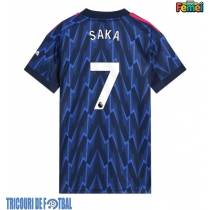 Echipament fotbal Arsenal Bukayo Saka #7 Tricou Deplasare 2025-26 pentru femei maneca scurta