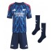 Echipament fotbal Arsenal Cristhian Mosquera #3 Tricou Deplasare 2025-26 pentru copii maneca scurta (+ Pantaloni scurti)