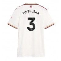 Echipament fotbal Arsenal Cristhian Mosquera #3 Tricou Treilea 2025-26 pentru femei maneca scurta