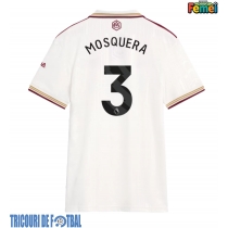 Echipament fotbal Arsenal Cristhian Mosquera #3 Tricou Treilea 2025-26 pentru femei maneca scurta