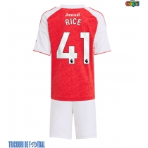 Echipament fotbal Arsenal Declan Rice #41 Tricou Acasa 2025-26 pentru copii maneca scurta (+ Pantaloni scurti)