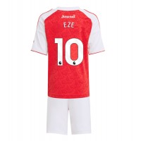 Echipament fotbal Arsenal Eberechi Eze #10 Tricou Acasa 2025-26 pentru copii maneca scurta (+ Pantaloni scurti)