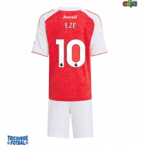 Echipament fotbal Arsenal Eberechi Eze #10 Tricou Acasa 2025-26 pentru copii maneca scurta (+ Pantaloni scurti)