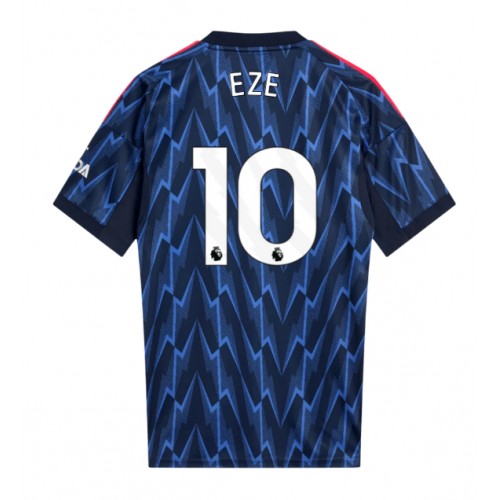 Echipament fotbal Arsenal Eberechi Eze #10 Tricou Deplasare 2025-26 maneca scurta Echipament fotbal Arsenal Eberechi Eze #10 Tricou Deplasare 2025-26 maneca scurta