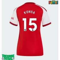 Echipament fotbal Arsenal Ezri Konsa #15 Tricou Acasa 2026-27 pentru femei maneca scurta