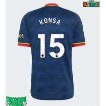 Echipament fotbal Arsenal Ezri Konsa #15 Tricou Deplasare 2026-27 maneca scurta