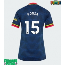 Echipament fotbal Arsenal Ezri Konsa #15 Tricou Deplasare 2026-27 pentru femei maneca scurta