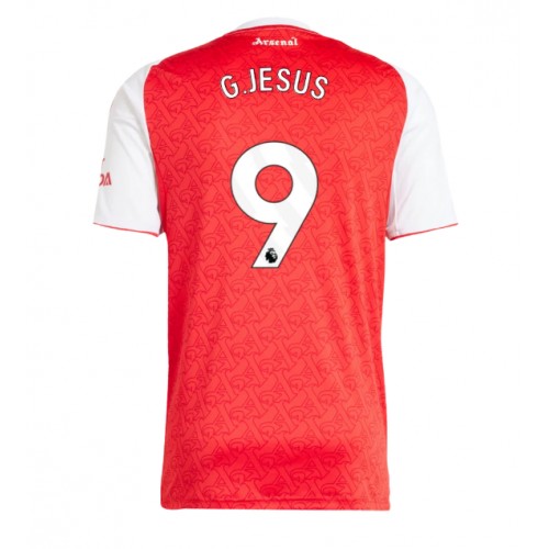 Echipament fotbal Arsenal Gabriel Jesus #9 Tricou Acasa 2025-26 maneca scurta Echipament fotbal Arsenal Gabriel Jesus #9 Tricou Acasa 2025-26 maneca scurta