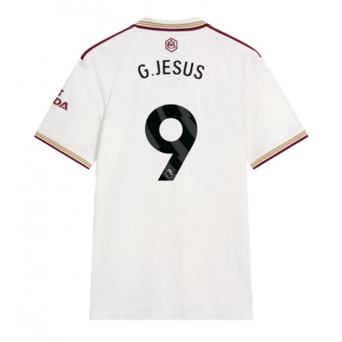 Echipament fotbal Arsenal Gabriel Jesus #9 Tricou Treilea 2025-26 maneca scurta Echipament fotbal Arsenal Gabriel Jesus #9 Tricou Treilea 2025-26 maneca scurta