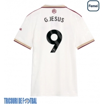 Echipament fotbal Arsenal Gabriel Jesus #9 Tricou Treilea 2025-26 pentru femei maneca scurta