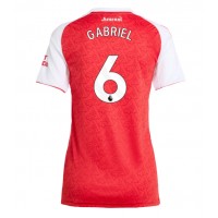 Echipament fotbal Arsenal Gabriel Magalhaes #6 Tricou Acasa 2025-26 pentru femei maneca scurta