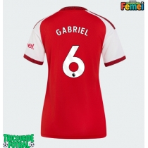 Echipament fotbal Arsenal Gabriel Magalhaes #6 Tricou Acasa 2026-27 pentru femei maneca scurta