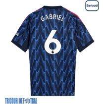 Echipament fotbal Arsenal Gabriel Magalhaes #6 Tricou Deplasare 2025-26 maneca scurta