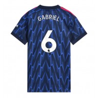 Echipament fotbal Arsenal Gabriel Magalhaes #6 Tricou Deplasare 2025-26 pentru femei maneca scurta