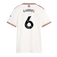 Echipament fotbal Arsenal Gabriel Magalhaes #6 Tricou Treilea 2025-26 pentru femei maneca scurta