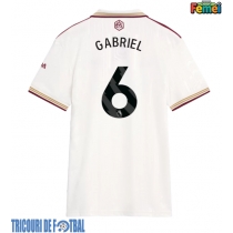 Echipament fotbal Arsenal Gabriel Magalhaes #6 Tricou Treilea 2025-26 pentru femei maneca scurta