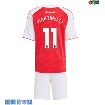Echipament fotbal Arsenal Gabriel Martinelli #11 Tricou Acasa 2025-26 pentru copii maneca scurta (+ Pantaloni scurti)