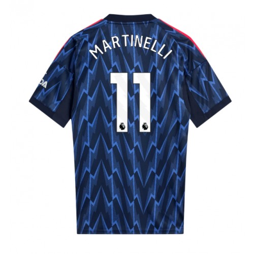 Echipament fotbal Arsenal Gabriel Martinelli #11 Tricou Deplasare 2025-26 maneca scurta Echipament fotbal Arsenal Gabriel Martinelli #11 Tricou Deplasare 2025-26 maneca scurta