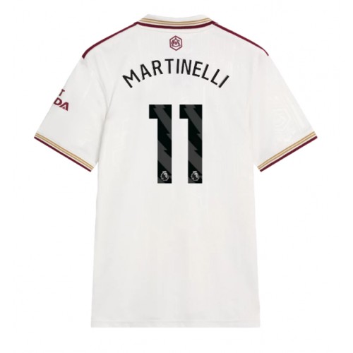 Echipament fotbal Arsenal Gabriel Martinelli #11 Tricou Treilea 2025-26 maneca scurta Echipament fotbal Arsenal Gabriel Martinelli #11 Tricou Treilea 2025-26 maneca scurta