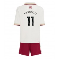 Echipament fotbal Arsenal Gabriel Martinelli #11 Tricou Treilea 2025-26 pentru copii maneca scurta (+ Pantaloni scurti)