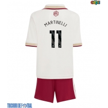 Echipament fotbal Arsenal Gabriel Martinelli #11 Tricou Treilea 2025-26 pentru copii maneca scurta (+ Pantaloni scurti)