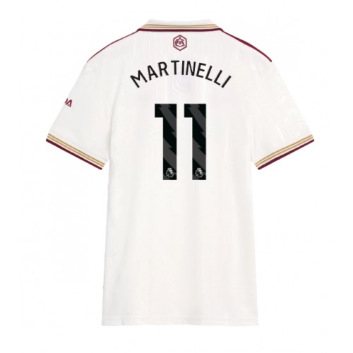 Echipament fotbal Arsenal Gabriel Martinelli #11 Tricou Treilea 2025-26 pentru femei maneca scurta Echipament fotbal Arsenal Gabriel Martinelli #11 Tricou Treilea 2025-26 pentru femei maneca scurta