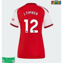 Echipament fotbal Arsenal Jurrien Timber #12 Tricou Acasa 2026-27 pentru femei maneca scurta