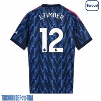 Echipament fotbal Arsenal Jurrien Timber #12 Tricou Deplasare 2025-26 maneca scurta