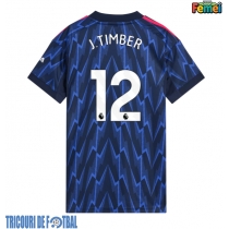 Echipament fotbal Arsenal Jurrien Timber #12 Tricou Deplasare 2025-26 pentru femei maneca scurta