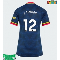 Echipament fotbal Arsenal Jurrien Timber #12 Tricou Deplasare 2026-27 pentru femei maneca scurta