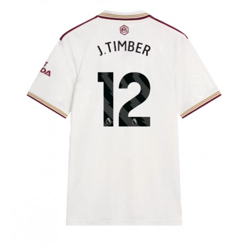 Echipament fotbal Arsenal Jurrien Timber #12 Tricou Treilea 2025-26 maneca scurta Echipament fotbal Arsenal Jurrien Timber #12 Tricou Treilea 2025-26 maneca scurta