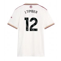 Echipament fotbal Arsenal Jurrien Timber #12 Tricou Treilea 2025-26 pentru femei maneca scurta