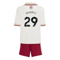 Echipament fotbal Arsenal Kai Havertz #29 Tricou Treilea 2025-26 pentru copii maneca scurta (+ Pantaloni scurti)