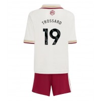 Echipament fotbal Arsenal Leandro Trossard #19 Tricou Treilea 2025-26 pentru copii maneca scurta (+ Pantaloni scurti)
