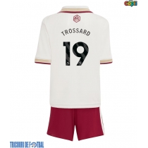 Echipament fotbal Arsenal Leandro Trossard #19 Tricou Treilea 2025-26 pentru copii maneca scurta (+ Pantaloni scurti)