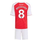 Echipament fotbal Arsenal Martin Odegaard #8 Tricou Acasa 2025-26 pentru copii maneca scurta (+ Pantaloni scurti)