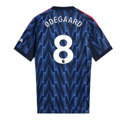 Echipament fotbal Arsenal Martin Odegaard #8 Tricou Deplasare 2025-26 maneca scurta Echipament fotbal Arsenal Martin Odegaard #8 Tricou Deplasare 2025-26 maneca scurta