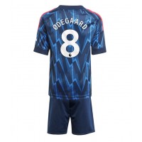 Echipament fotbal Arsenal Martin Odegaard #8 Tricou Deplasare 2025-26 pentru copii maneca scurta (+ Pantaloni scurti)