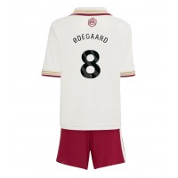 Echipament fotbal Arsenal Martin Odegaard #8 Tricou Treilea 2025-26 pentru copii maneca scurta (+ Pantaloni scurti)