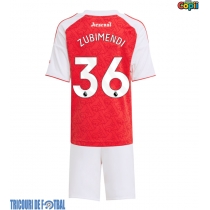 Echipament fotbal Arsenal Martin Zubimendi #36 Tricou Acasa 2025-26 pentru copii maneca scurta (+ Pantaloni scurti)