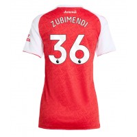 Echipament fotbal Arsenal Martin Zubimendi #36 Tricou Acasa 2025-26 pentru femei maneca scurta