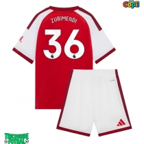 Echipament fotbal Arsenal Martin Zubimendi #36 Tricou Acasa 2026-27 pentru copii maneca scurta (+ Pantaloni scurti)