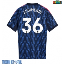 Echipament fotbal Arsenal Martin Zubimendi #36 Tricou Deplasare 2025-26 maneca scurta